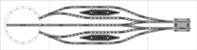 double voie-4-plateforme-terminale-avec-platine-et-bypass-track